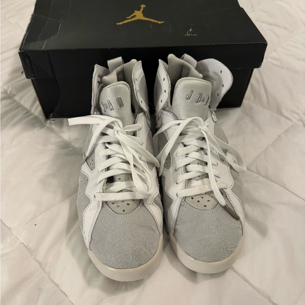 Air Jordan 7 Retro 23 White/Metallic Silver Men’s Size 9
